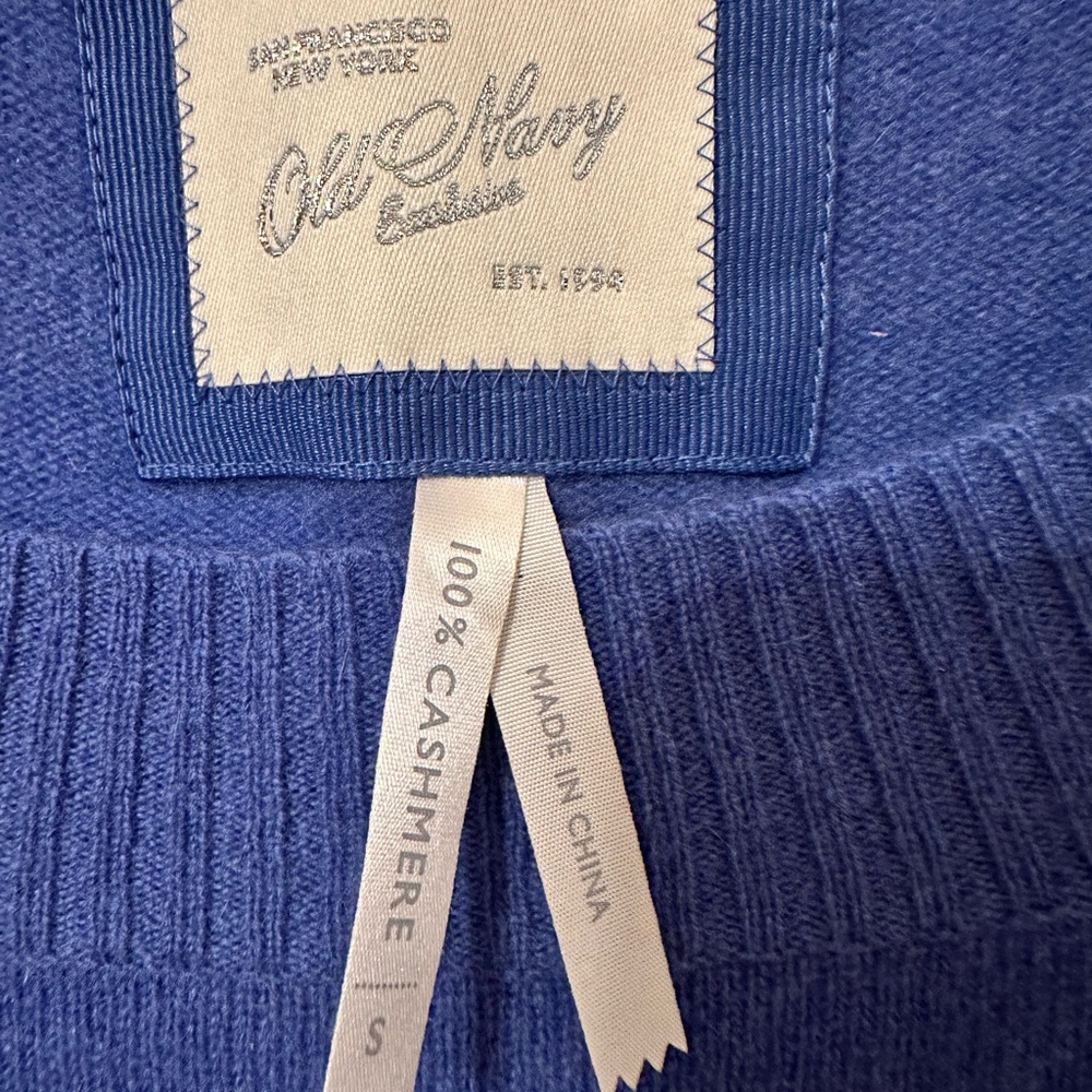 Old Navy Royal Blue Cashmere Knit